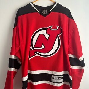 Red New Jersey Devils Hockey Jersey (Gionta)